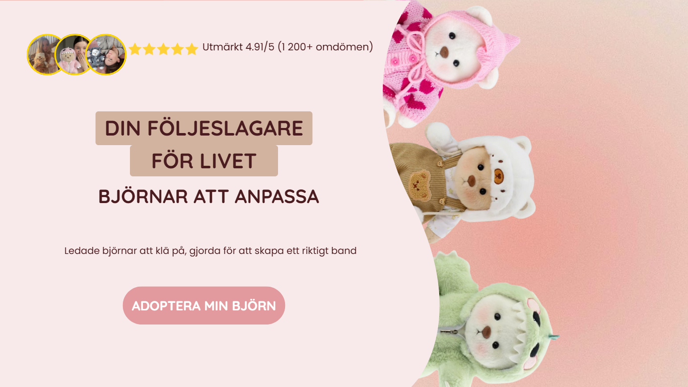 Din följeslagare för livet – björnar att anpassa